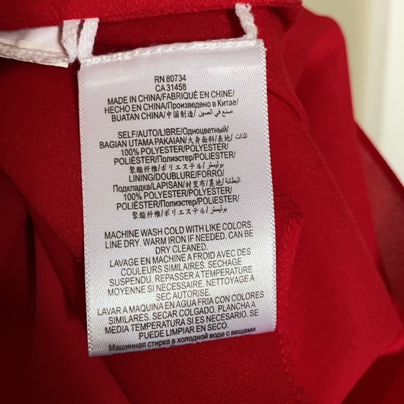 BNWT BCBG Vanessa One Shoulder Cascading Ruffle Dress 0 - Picture 10 of 12